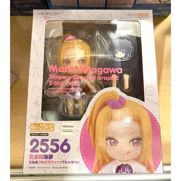 Nendoroid My Dress-Up Darling Marin Kitagawa Slippery Girls Full Graphic Tshirt - Picture 1 of 2